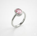 The Blush Oval Bezel Ring
