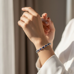 Oval Blue Sapphire Bracelet