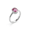 The Blush Oval Bezel Ring