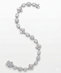 Classic Clover & Halo Tennis Bracelet