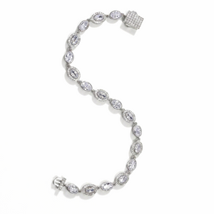 Oval Solitaire Tennis Bracelet