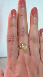 The Golden Sun Gemstone Ring