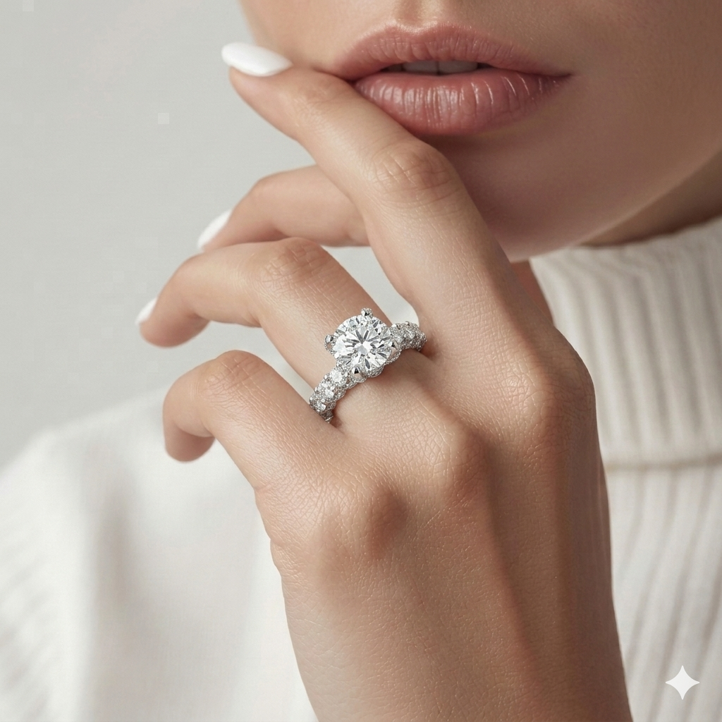 Victorian-Style Solitaire Engagement Ring