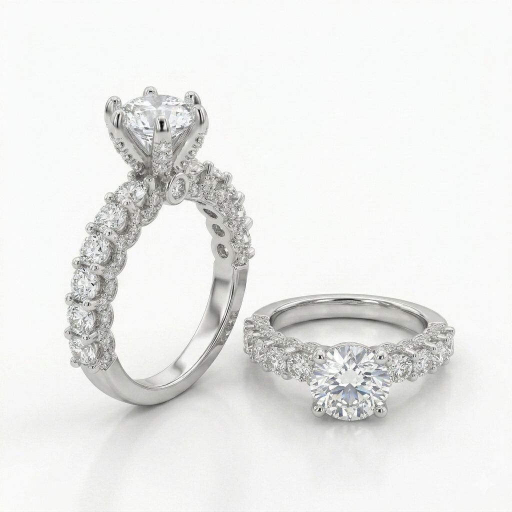 Victorian-Style Solitaire Engagement Ring